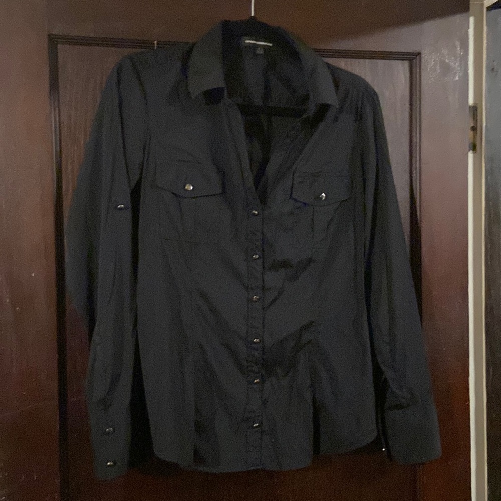 Long sleeve black top